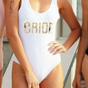 Medium one piece Bride swim